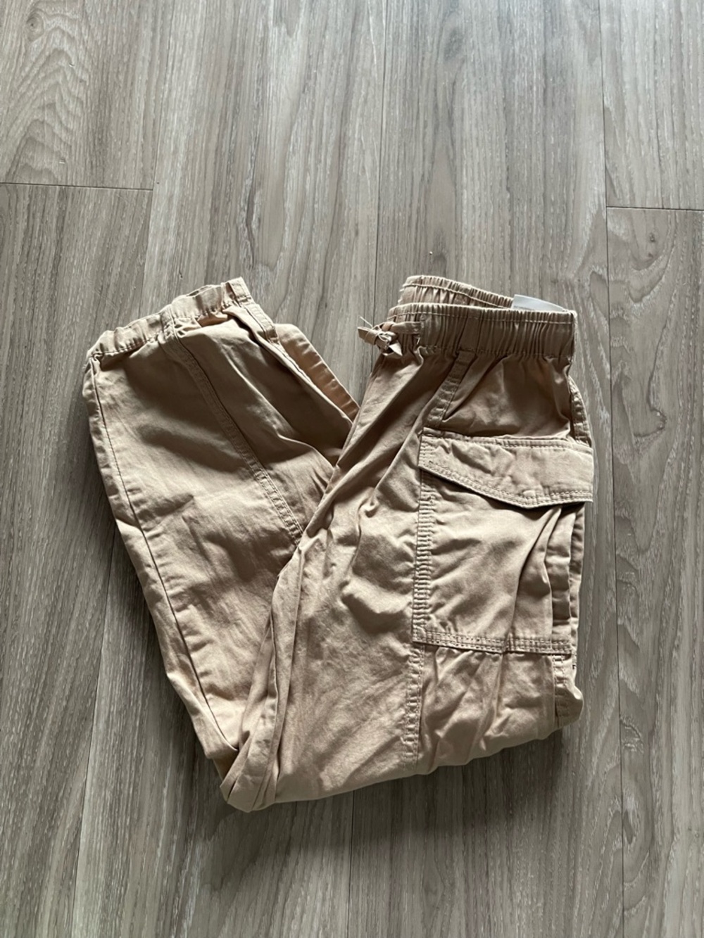 H&M Beige/Tan Cargo Jogger Pants